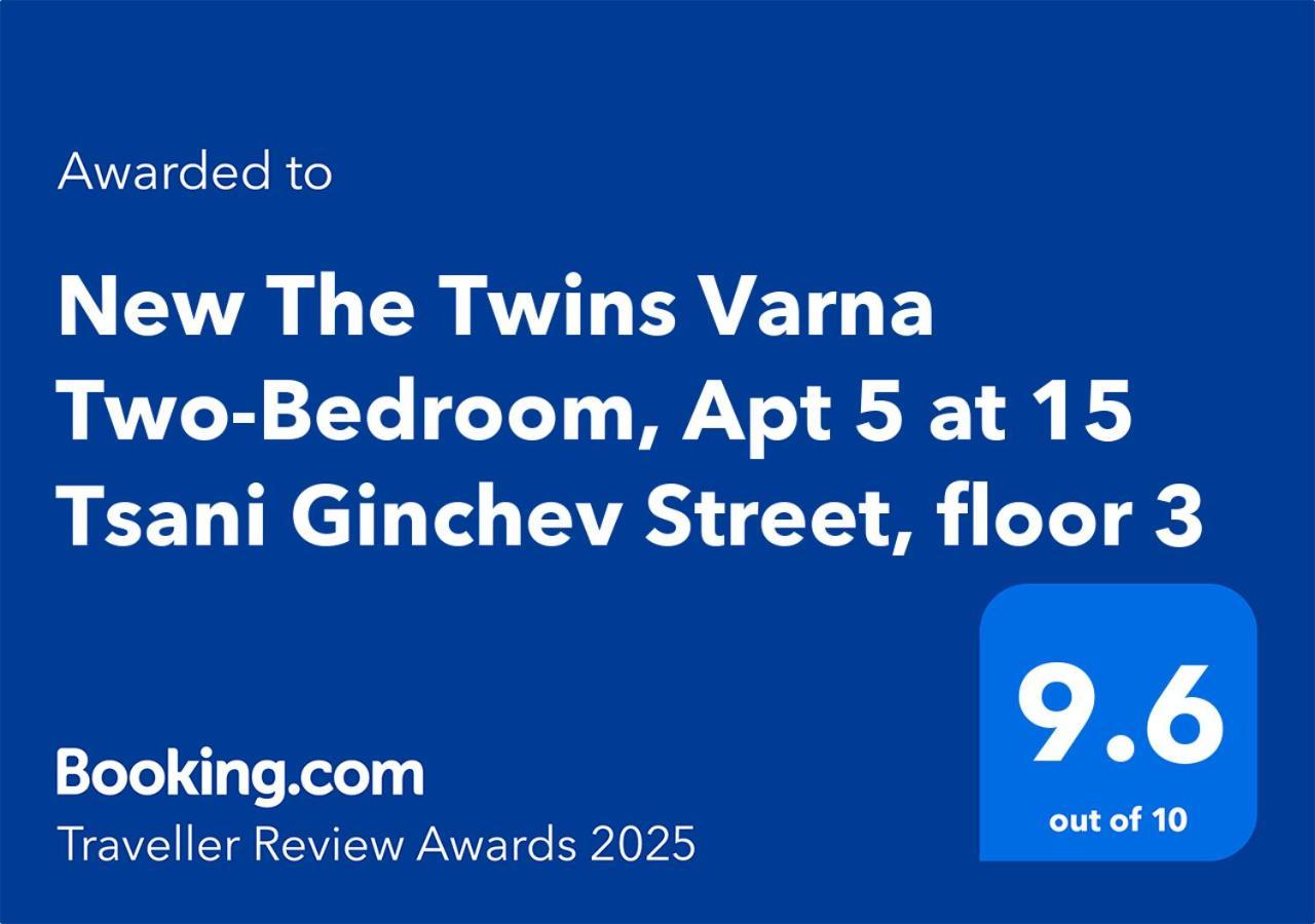 New The Twins Varna Two-Bedroom, Apt 5 At 15 Tsani Ginchev Street, Floor 3 Exterior foto